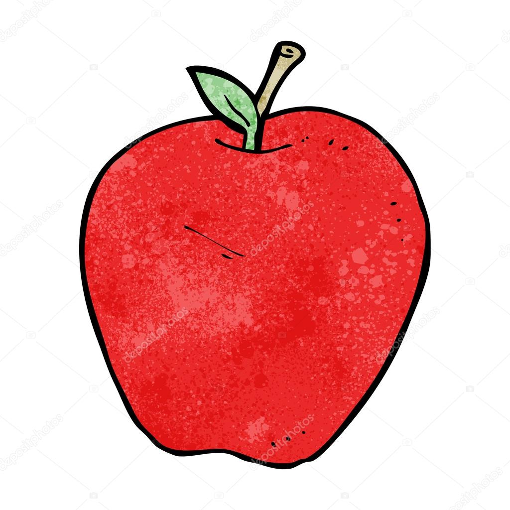 Manzana de dibujos animados Vector de stock por ©lineartestpilot 39428987, image size:1024x1024