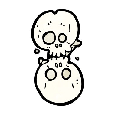 çizgi film cadılar bayramı kemik numarası