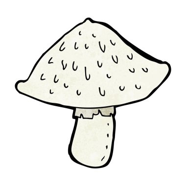 karikatür yabani mantar