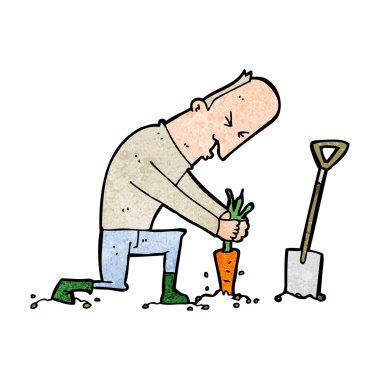 karikatür bahçıvan