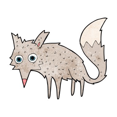 komik karikatür kurt