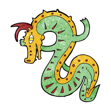 Sakson dragon karikatür