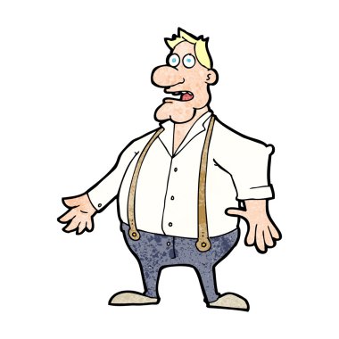 şok adam çizgi film