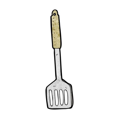 spatule de cuisine dessin animé