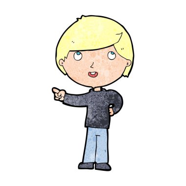 çizgi film çocuk işaret