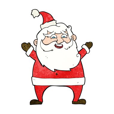 neşeli Noel Baba çizgi film