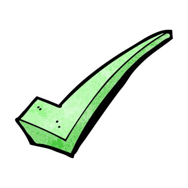 çizgi film pozitif kene sembolü