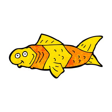 karikatür komik balık
