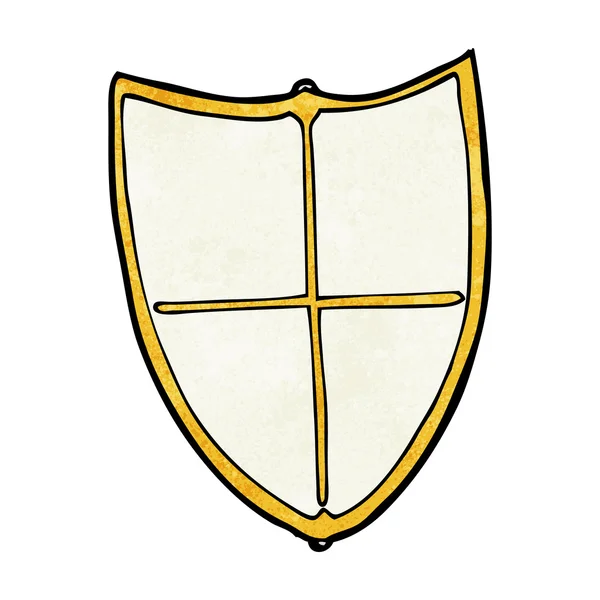 Kreslený heraldický štít — Stockový vektor