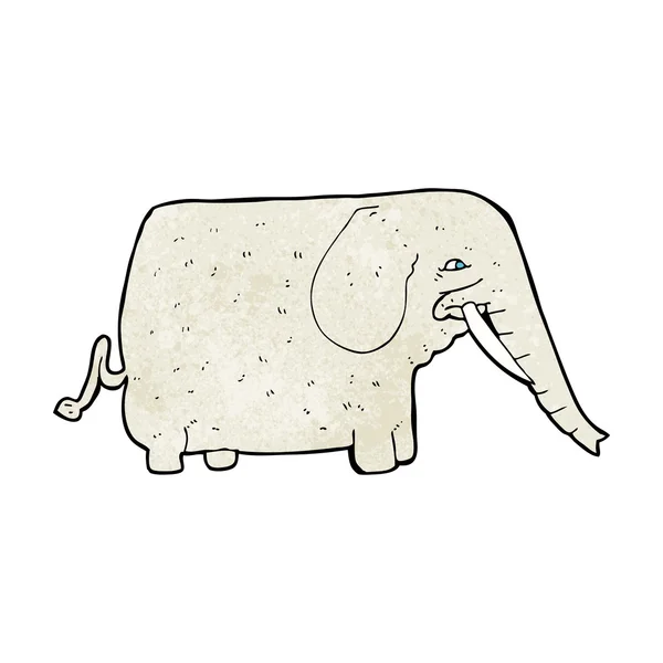Kreslený velký slon — Stockový vektor