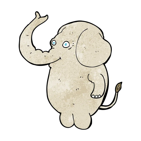Słoń śmieszne kreskówki — Wektor stockowy