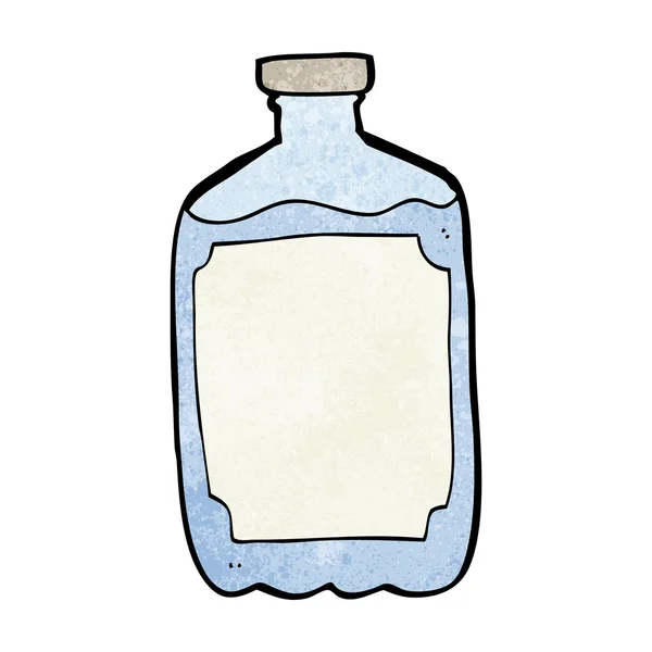 Dibujos animados botella de agua — Vector de stock