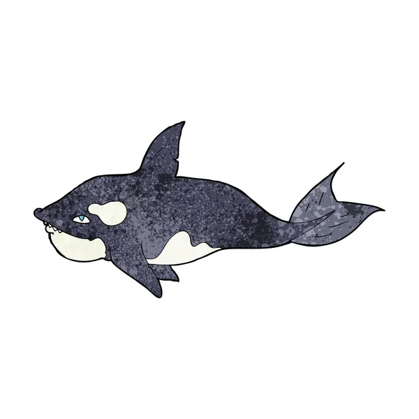 Balena killer dei cartoni animati — Vettoriale Stock