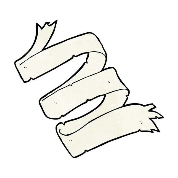 Caricatura heráldica scroll — Vector de stock