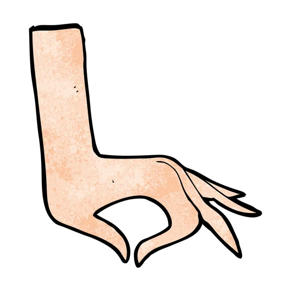 Мультфільм рука символ — стоковий вектор