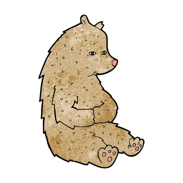 Carino orso cartone animato — Vettoriale Stock