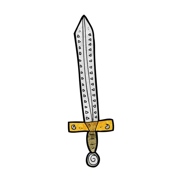 Épée de bande dessinée — Image vectorielle