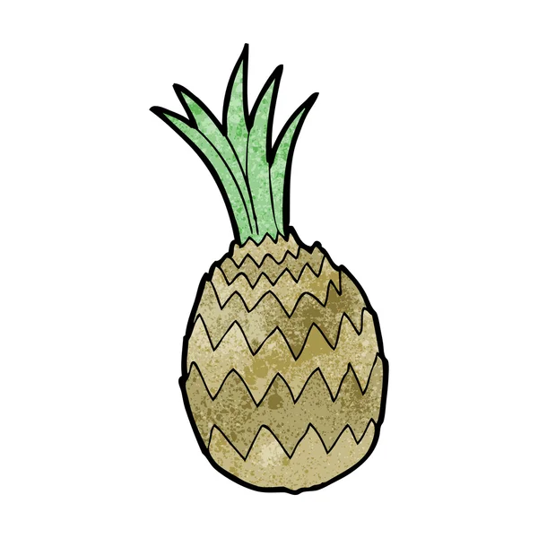 Cartoon pineapple — Stock Vector