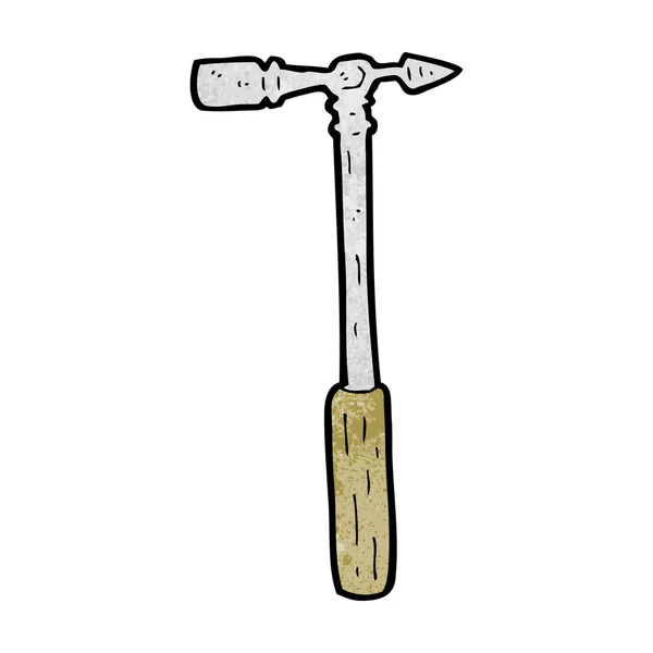 Cartoon pin hammer — Stock Vector