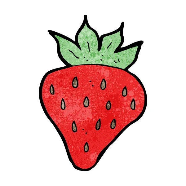 Caricature fraise — Image vectorielle