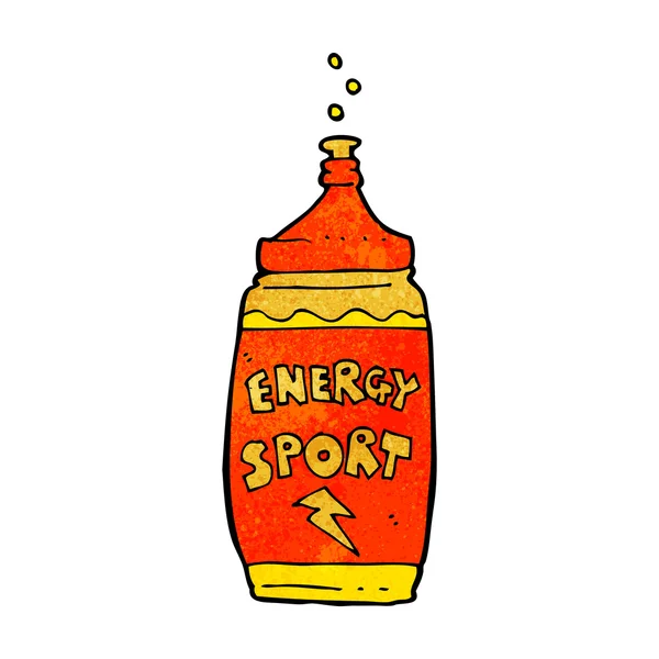 Bebida energética dos desenhos animados —  Vetores de Stock