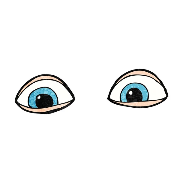 Olhos de desenhos animados — Vetor de Stock