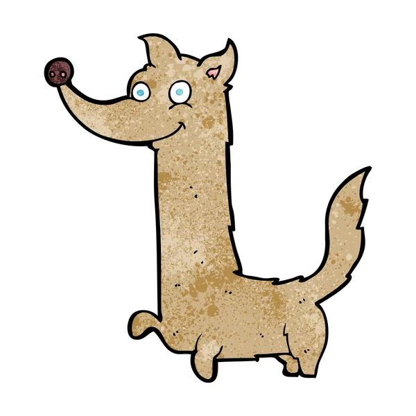 Cartoon happy dog — Stock Vector