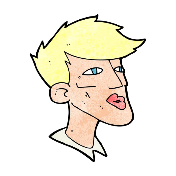 Cartoon man model jongen — Stockvector