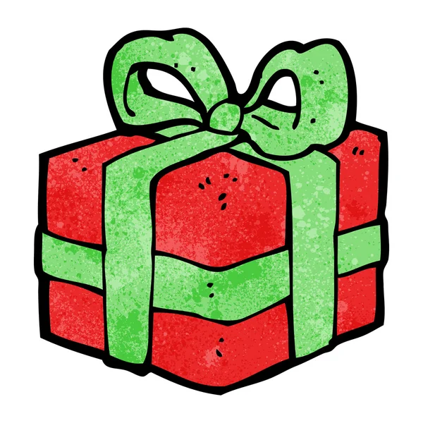 Cartoon kerstcadeau — Stockvector