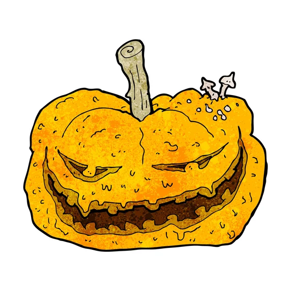 Caricature Halloween citrouille — Image vectorielle