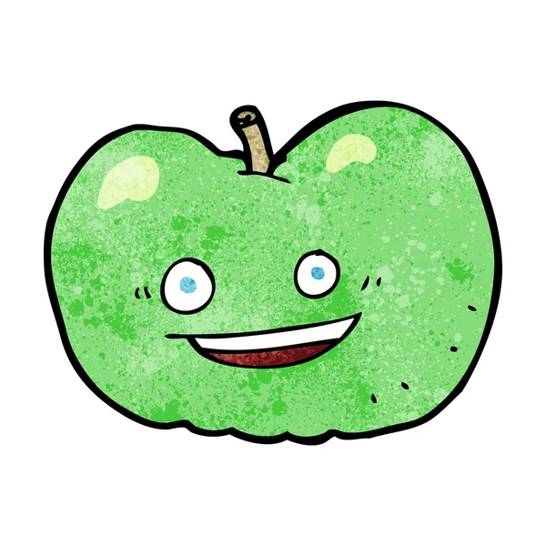 Caricature pomme — Image vectorielle