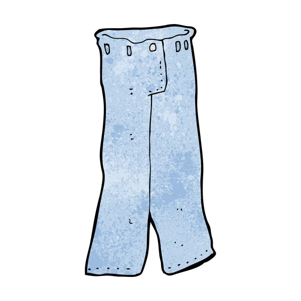 Cartoon pair of jeans — Stock Vector