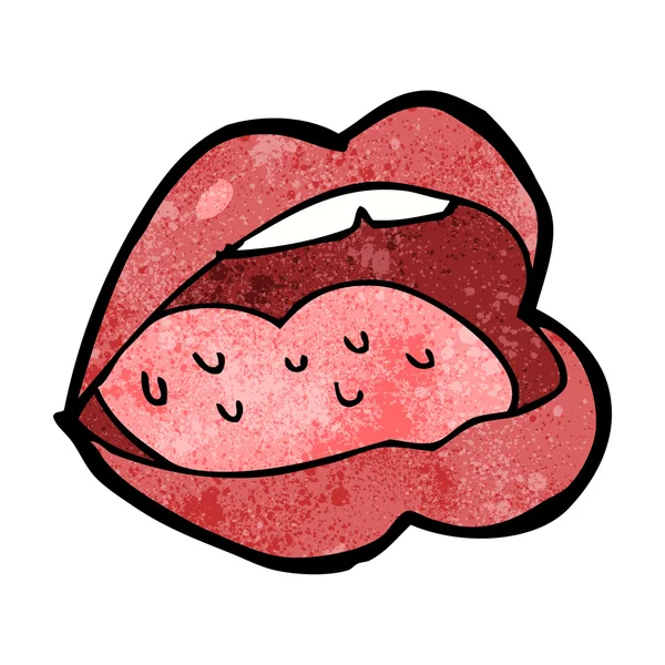 Sarjakuva suu auki — vektorikuva