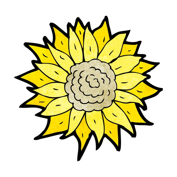Karikatura slunečnice — Stockový vektor