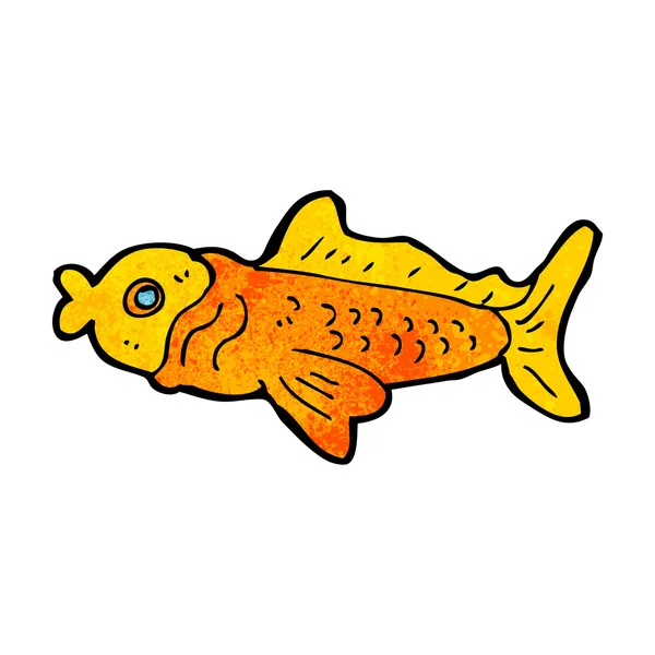 Cartoon funny fish — Stock Vector