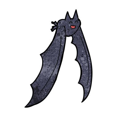 karikatür uçan yarasa