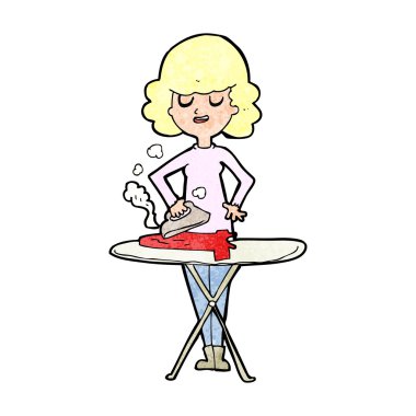 çizgi film kadın Ütü