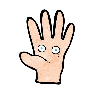 Çizgi filmlerdeki gibi gözleri var.