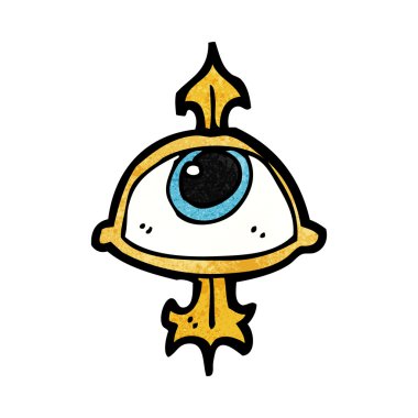 çizgi film göz simgesi