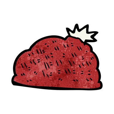 karikatür kış şapka