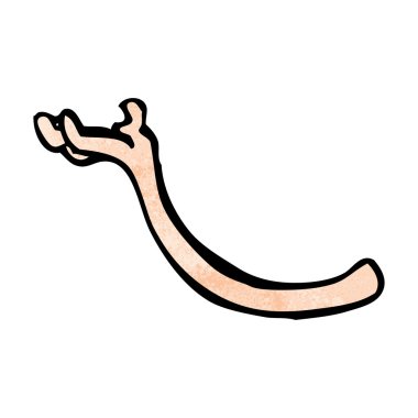 karikatür kolunu tutan