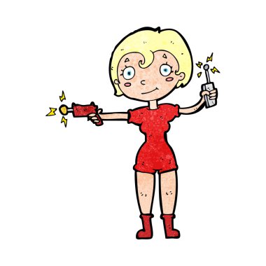 çizgi film gelecekteki uzay kızı