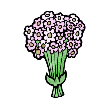 karikatür çiçekler