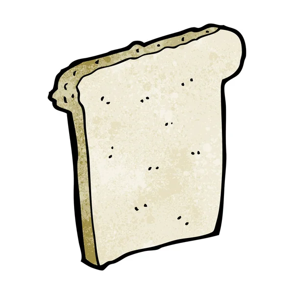 Cartoon sneetje brood — Stockvector