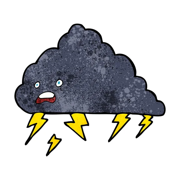 Cartoon thundercloud — Stock Vector