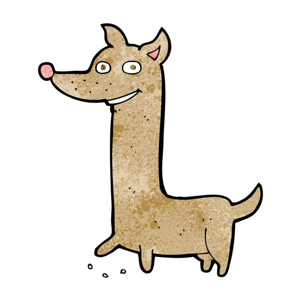 Chien de dessin animé drôle — Image vectorielle