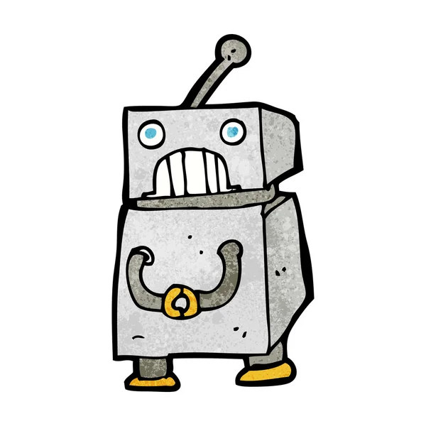 Robot de dibujos animados — Vector de stock