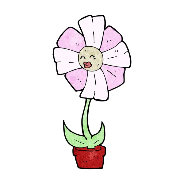 Kreslený květ — Stockový vektor