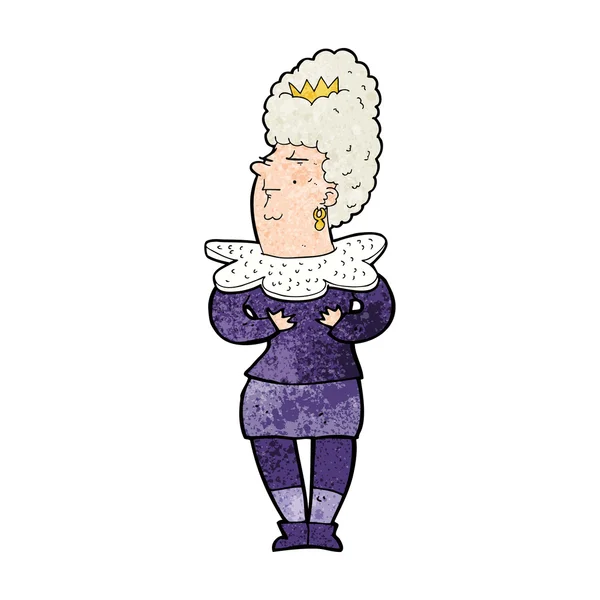 Cartoon aristokratisk kvinna — Stock vektor