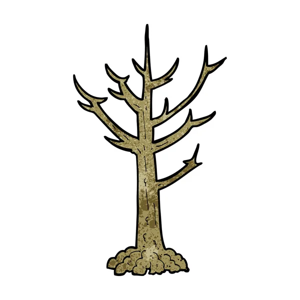 Desenhos animados árvore nua —  Vetores de Stock